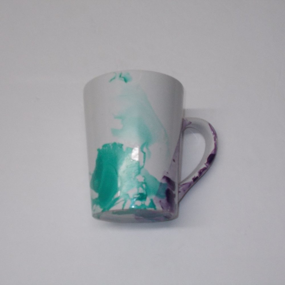 Unique hand painted cup/mug